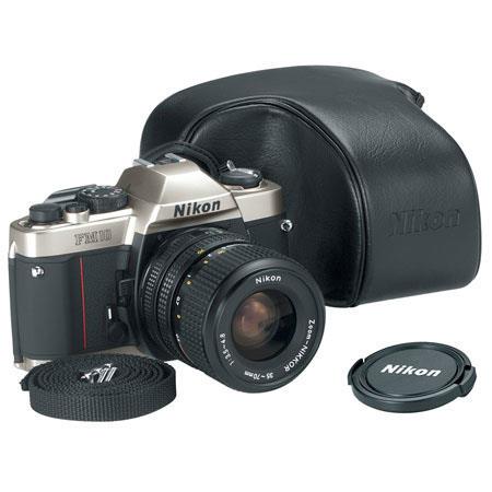 Nikon FM-10 35mm SLR Camera Body Kit With Nikon 35-70mm F3.