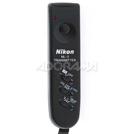 Nikon ML-3 Remote Control Set for many Nikon SLR Cameras, Gray Market. image