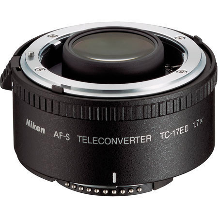 Nikon TC-17E II 1.7x Auto Focus Teleconverter for AF-S &amp; AF-i Lenses - Gray Market image