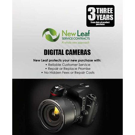 New Leaf 3 Year Digital Camera Service Plan for Product's Retailing up to $2000.00
