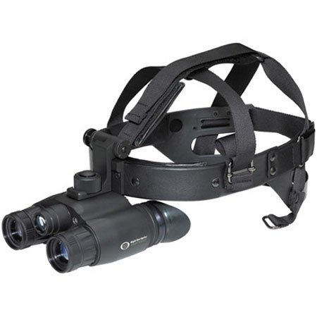 Night Owl Tactical Binocular Goggle with 1.0x Magnification & Built-In InfraRed Illuminator, Gen 1