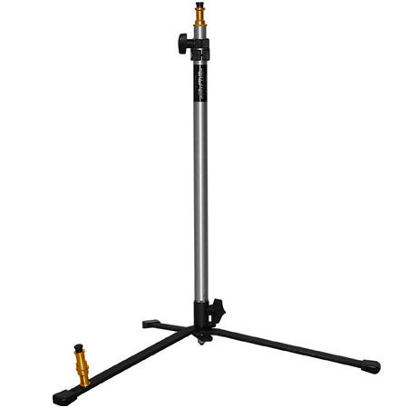 Novatron 3' Multifunction Backlight Stand with Two 5/8&quot; Mounting Studs, Chrome. image