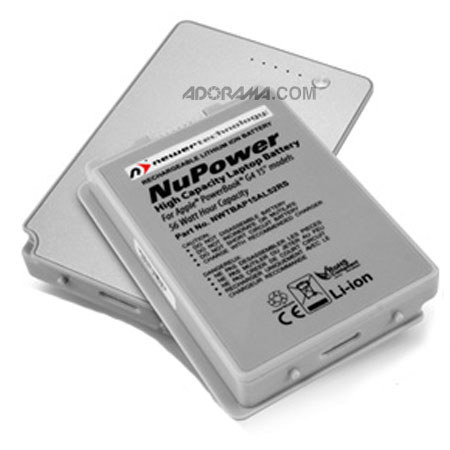 UPC 811643010178 product image for NewerTech NuPower 56 Watt-Hour Battery for PowerBook G4/15" Aluminum Notebo | upcitemdb.com