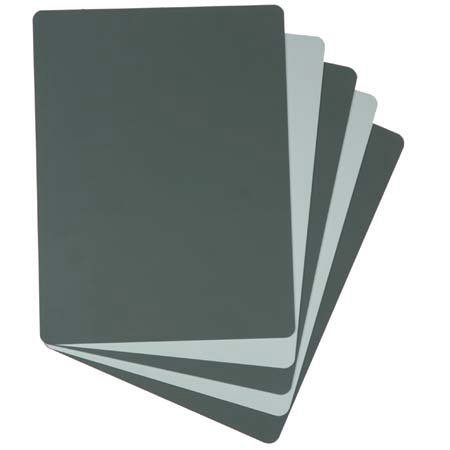 Novoflex Zebra 2 Sided Grey Card, 18% Grey / White, 7.9" x 5.9", (20 x 15cm) image