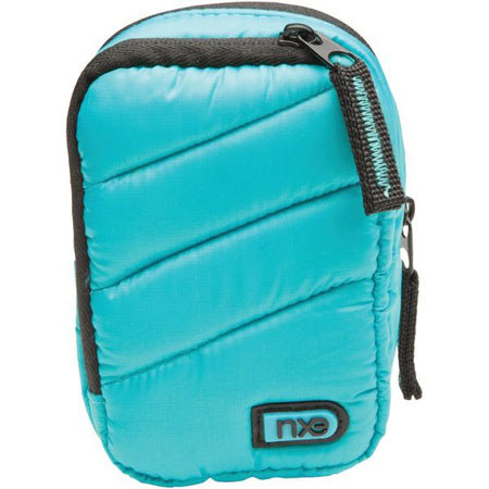 NXE MicroPuff Small Carry Case Solution for Point & Shoot Cameras, Aqua