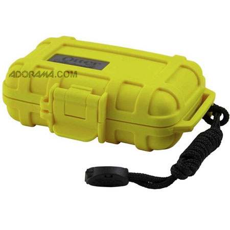 OtterBox 1000 Waterproof, Crushproof Floating Drybox for Pagers, Car Keys, Film, Batteries, Cards, Small Wallets, Cell Phones, Waterproof to 100 Feet - Yellow