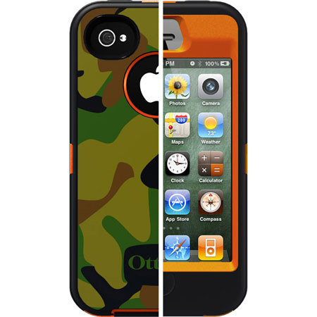 OtterBox Defender Case for Apple iPhone 4/4S, Blaze Jungle Camo