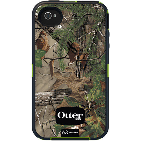 OtterBox Defender Case for iPhone 4/4S with RealTree Camo, Xtra Green