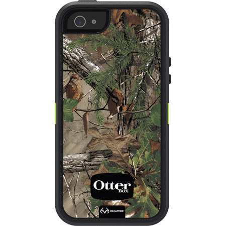 OtterBox Defender Case for iPhone 5 with Realtree Camo, Xtra Green