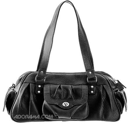 ONA &quot;The Nevis&quot; Full Grain Leather Shoulder Bag for Women - Black image