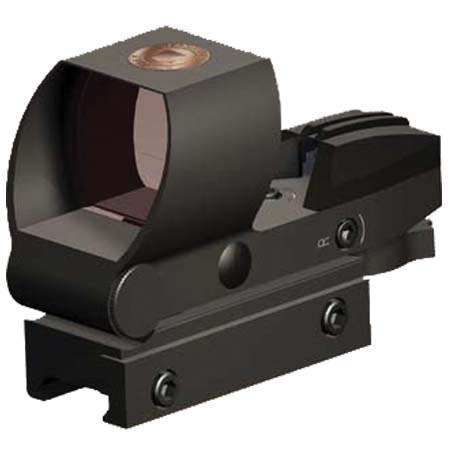 Osprey 1 x 37mm Multi Dot Holographic Gun Scope for Handguns, Shotguns &amp; Rifles, with a Weaver Base, Matte Black Finish with Illuminated 3, 5, 8 or 12 MOA Reticles. image