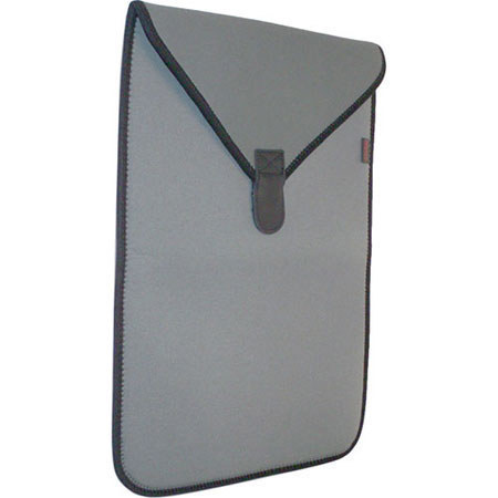 Op/Tech Soft Pouch Computer Sleeve, Protects 17&quot; Notebooks, Steel image
