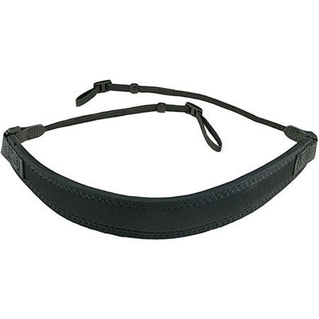 Op/Tech Super CLassic Bino Strap 3/8&quot; with Webbing Connectors - Black image