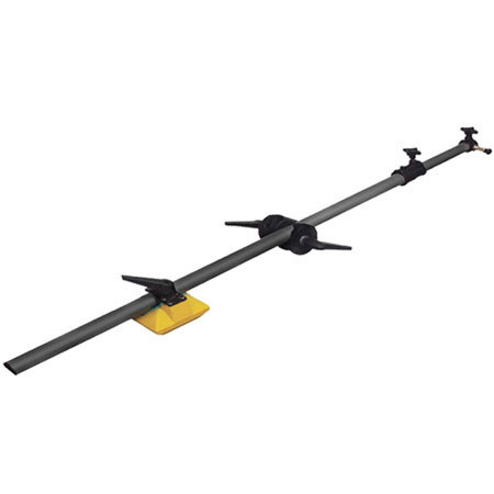 Interfit Photographic 2 Section Boom Arm with Counter Weight &amp; Grip Head, Black, 1/4&quot; and 3/8&quot; Threads. image