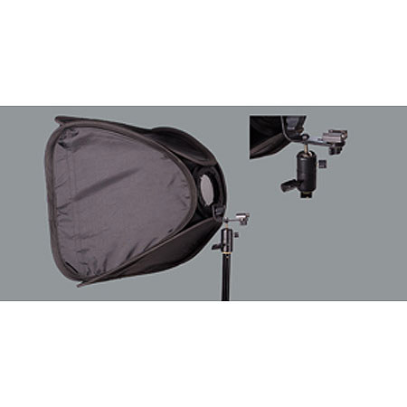 Interfit Photographic Strobie Folded Softbox 16&quot; x 16&quot; (40cm x 40cm) and Bracket Kit image