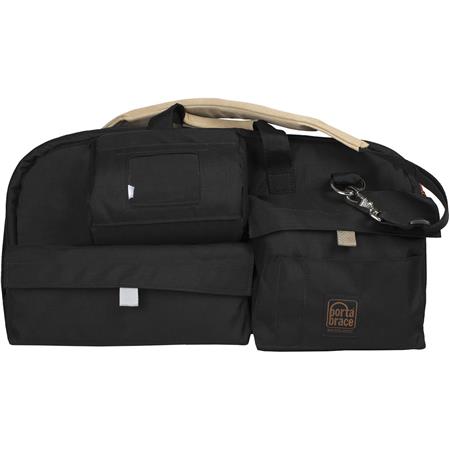 Porta Brace Carry-On, Full Size Video Camcorder Gadget Bag with Shoulder Strap, Black