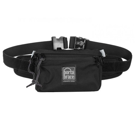 Porta Brace Hip Pack 1, Small Belly or Fanny Pack Gadget Bag, Black