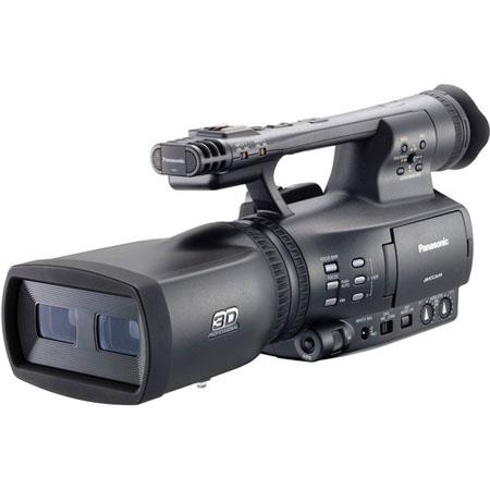 Panasonic AG-3DA1 Fully-Integrated Full HD 3D Solid-State Camcorder, 2.07MP, (2) 1/4.1 Type 3MOS Sensors, Focal Length (f=4.2mm to 23.5mm)