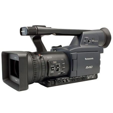 Panasonic AG-HPX170 1/3" 3 CCD P2 HD Handheld Camcorder, 13x Optical Zoom, 3.5" LCD Screen, 1080i, 720p, 480i Recording, 4:2:2 Independent Frame Production Quality image