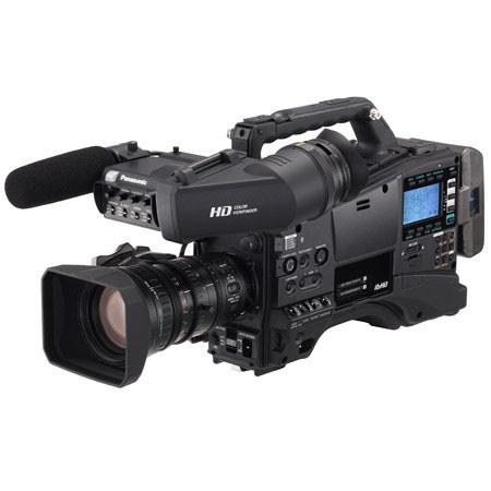 Panasonic AG-HPX600PJF P2 HD Shoulder-Mount Camcorder with AG-CVF15 Viewfinder and Fujinon XA16x8A-XB4 Lens, 2x/4x Digital Zoom, 16:9 Aspect Ratio