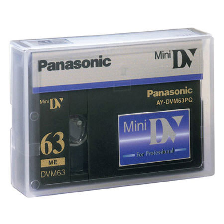 Panasonic AYDVM63PQ 63/42 Minute Professional Quality Mini-DV Digital Tape. image