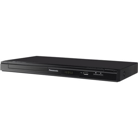 Panasonic Progressive Scan DVD Player, DVD / CD / MP3 / JPEG Playback, Black