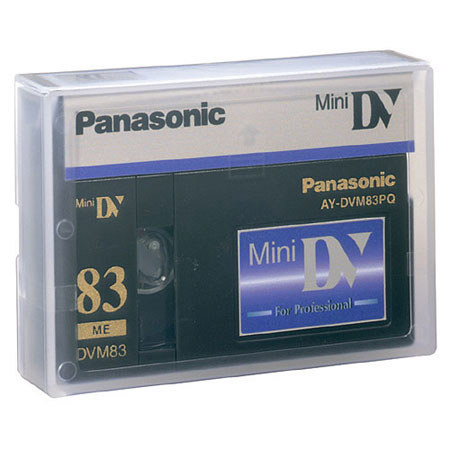 Panasonic 83/55 Minute Professional Quality Mini-DV Digital Tape. image
