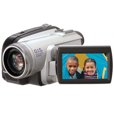 Panasonic PV-GS80 Ultra-Compact Mini DV Camcorder, 32x Optical Zoom, Color Viewfinder, Optical Image Stabilizer, 2.7" LCD Screen image