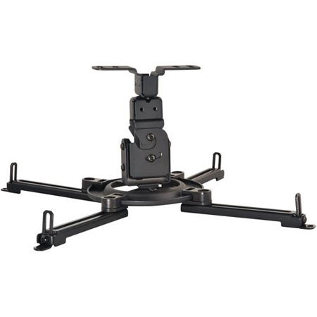 Peerless PPF Flush Ceiling Projector Mount for Projectors Weighing up to 50 lb, Black