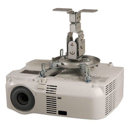 Peerless PPF Flush Ceiling Projector Mount for Projectors Weighing up to 50 lb, Silver