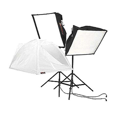 Photoflex Lightroom Large with Two 1000 watt Starlites, Softboxes &amp; Lightstands. image