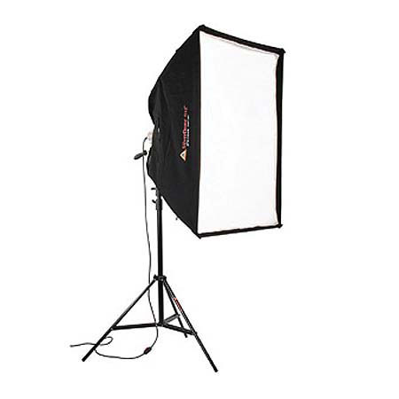 Photoflex Starlite Large Kit, with 1000 watt Starlite, Connector, Large Silverdome &amp; 13' Lightstand image