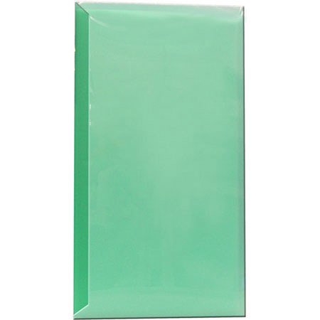 Pioneer Space Saver Pocket Bound Photo Album, Solid Color Covers with Clear Pocket, Holds 144 4x6" Photos, 3 Per Page. Color: Green.