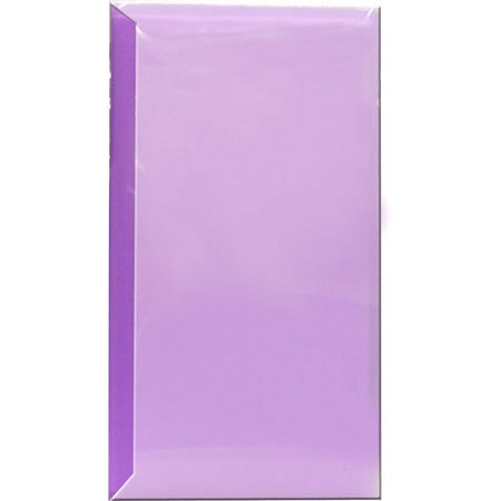 Pioneer Space Saver Pocket Bound Photo Album, Solid Color Covers with Clear Pocket, Holds 144 4x6" Photos, 3 Per Page. Color: Purple.
