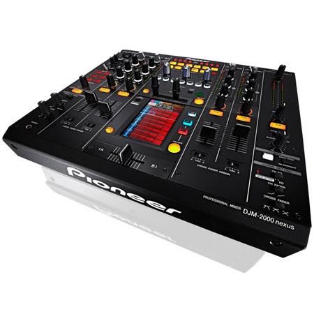 Pioneer Electronics DJM-2000 Professional Nexus DJ Mixer, 20 Hz to 20 kHz Frequency Response, 19 dB Headroom, 5.8