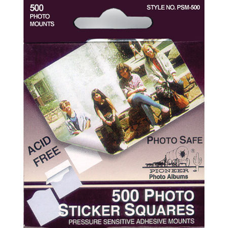 UPC 023602602113 product image for Pioneer PSM-500 Photo Mounts - 500 Self-Stick Tabs | upcitemdb.com