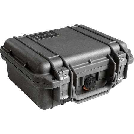 Pelican 1200 Watertight Mini-S Hard Case with Foam Insert - Black image
