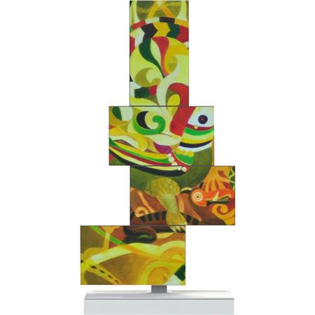 Planar Silhouette 4x 46" LCD Display and Stand, 3000:1 Contrast Ratio, 450cd/m2 Brightness, 8ms Response Time, 9:16 Portrait Aspect Ratio