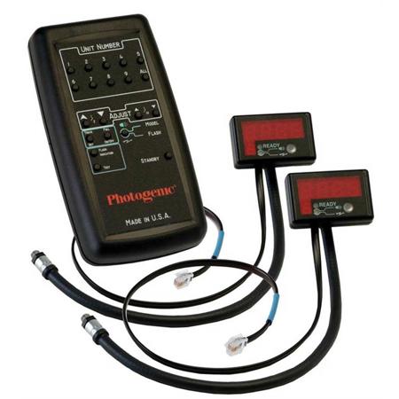 Photogenic Wireless Remote Control kit with 1-PLIRC-1 Remote Controller &amp; 2-PLDIR-1 Receivers for PL1250DR/2500DR/300DR image