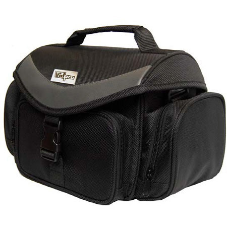 VidPro EX-25 Executive SLR Camera Case with Dividers for Multiple Lenses, Dark Grey image