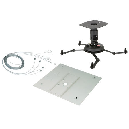 Premier Mounts PBC-FCMA-QL Projector Mount with False Ceiling Adapter and Quick Lock Cable, Black