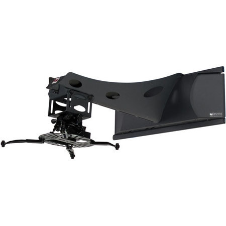 Premier Mounts UNI-FTPB Short Throw Projector Wall Mount with Fine-Tune Projector Mount, Black