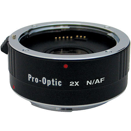 Pro-Optic Multi-Coated 2x Tele-Converter for Nikon Autofocus SLR Cameras. (As Reviewed in Shutterbug Magazine - January 2008 - Page 26) image