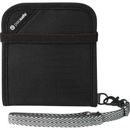 UPC 688334015770 product image for Pacsafe RFIDsafe V100 Anti-theft RFID blocking bi-fold wallet Black | upcitemdb.com