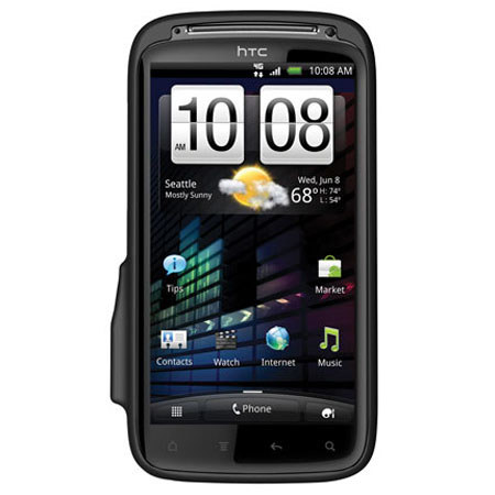 PowerSkin Silicone Case with Built-in Battery for HTC Sensation, 1500 mAh Power Capacity