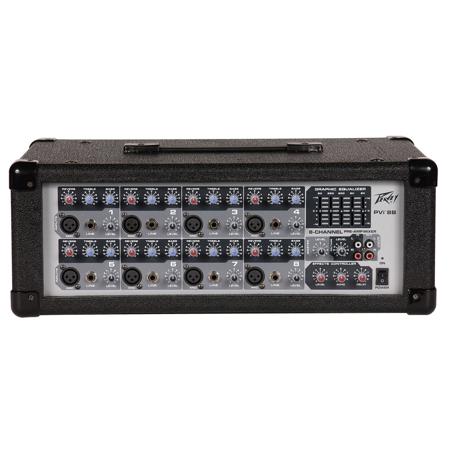 UPC 014367128505 product image for Peavey PVI 8B 120US  8 Channel Powered Mixer | upcitemdb.com