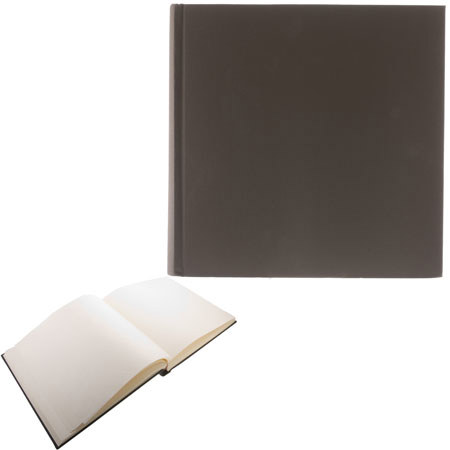 Semikolon (Pierre Belvedere) Classic Series, Extra-Extra Large Bound 14x14" Photo Album with Linen Covers, 75 Ivory Pages, Color: Brown