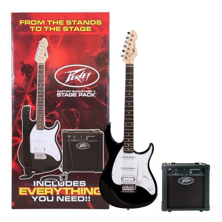 UPC 014367608748 product image for Peavey RAPT + STGPK BLK 120US  Beginner Guitar System | upcitemdb.com
