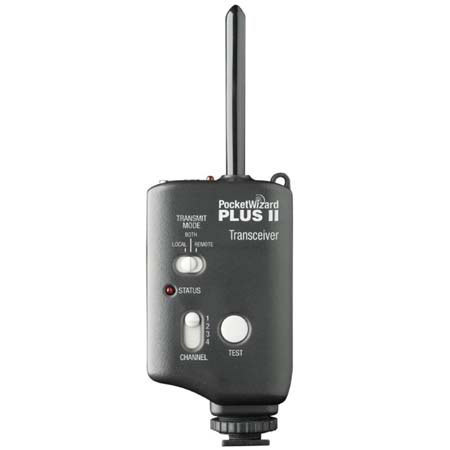 Pocket-Wizard Plus II Auto Sensing Smart Transceiver with a Range of up to 1600 Feet image