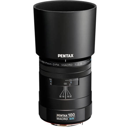 Pentax D-FA 100mm f/2.8 Macro WR (Weather Resistant) Auto Focus Lens with Hood - U.S.A. image